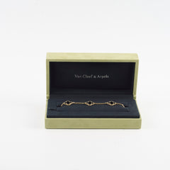 Van Cleef & Arpels Vintage 5 Motifs Alhambra Bracelet Onyx