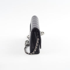 Chanel Wallet On Chain WOC Lambskin Black