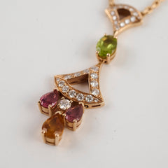 Bulgari Divas' Dream Necklace Multicolor Stone
