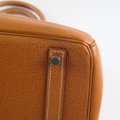 Hermes Birkin 30 Gold PHW F Square Stamp