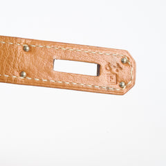 Hermes Birkin 30 Gold PHW F Square Stamp