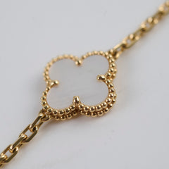 Van Cleef & Arpels Vintage Alhambra 5 Motifs Bracelet MOP