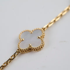 Van Cleef & Arpels Vintage Alhambra 5 Motifs Bracelet MOP