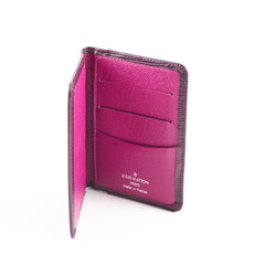 Louis Vuitton Epi Card Holder Purple