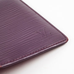 Louis Vuitton Epi Card Holder Purple