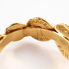 Chanel Medallion CC Cuff Bracelet Large Size