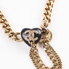 Chanel Heart CC Choker Costume Jewellery