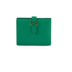Hermes Bearn Wallet Cherve Menthe