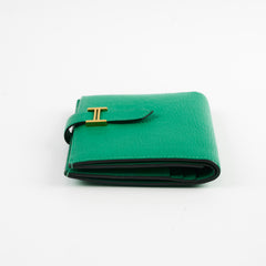 Hermes Bearn Wallet Cherve Menthe
