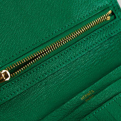 Hermes Bearn Wallet Cherve Menthe