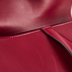 Christian Dior Medium Saddle Bag Burgundy