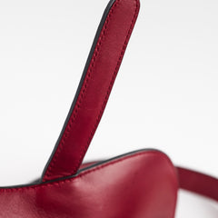Christian Dior Medium Saddle Bag Burgundy