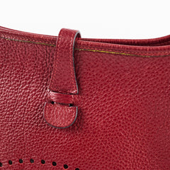 Hermes Evelyn 29 Rouge H Stamp Square i