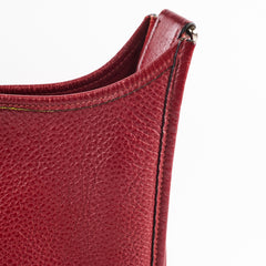 Hermes Evelyn 29 Rouge H Stamp Square i