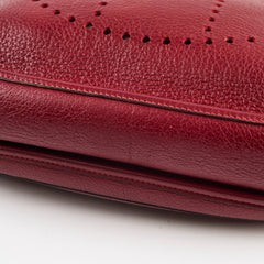 Hermes Evelyn 29 Rouge H Stamp Square i