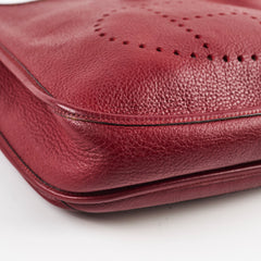 Hermes Evelyn 29 Rouge H Stamp Square i