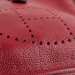 Hermes Evelyn 29 Rouge H Stamp Square i