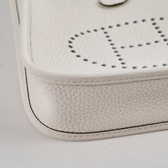 Hermes Evelyne 16 New White Clemence B Stamp