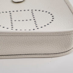Hermes Evelyne 16 New White Clemence B Stamp