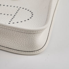 Hermes Evelyne 16 New White Clemence B Stamp