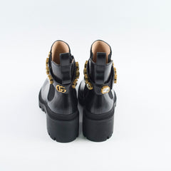 Gucci Ankle Boots with Detatchable Crystal Straps 38