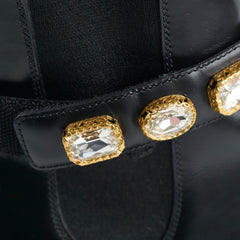 Gucci Ankle Boots with Detatchable Crystal Straps 38