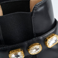 Gucci Ankle Boots with Detatchable Crystal Straps 38