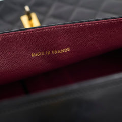 Chanel Vintage Medium Classic Flap Bag Black