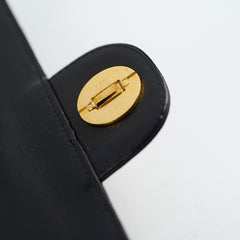 Chanel Vintage Medium Classic Flap Bag Black
