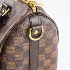 Louis Vuitton Speedy 25 Bandouliere Damier Ebene