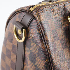Louis Vuitton Speedy 25 Bandouliere Damier Ebene