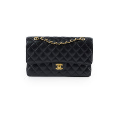 Chanel Medium Classic Flap Black Caviar GHW 25 series