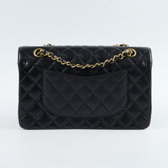 Chanel Medium Classic Flap Black Caviar GHW 25 series