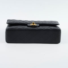 Chanel Medium Classic Flap Black Caviar GHW 25 series