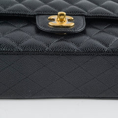 Chanel Medium Classic Flap Black Caviar GHW 25 series