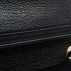 Chanel Medium Classic Flap Black Caviar GHW 25 series