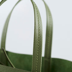Celine Green Tote Bag With Strap