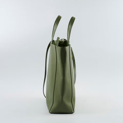 Celine Green Tote Bag With Strap