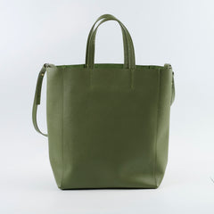 Celine Green Tote Bag With Strap