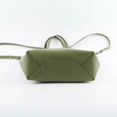 Celine Green Tote Bag With Strap