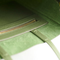 Celine Green Tote Bag With Strap