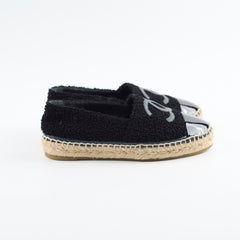 Chanel Espadrilles Patent/Tweed Black Size 36