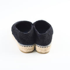 Chanel Espadrilles Patent/Tweed Black Size 36