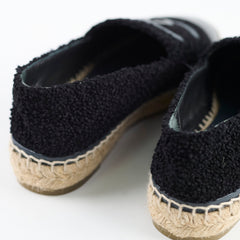 Chanel Espadrilles Patent/Tweed Black Size 36