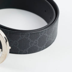 Gucci GG logo Monogram Belt Size 80