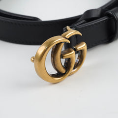 Gucci GG Logo Belt Black Size 65