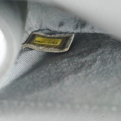 Chanel Old Medium Chevron Boy Bag Grey Caviar