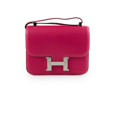 Hermes Constance 24 Rose Tyrien Epsom