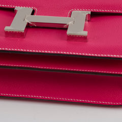 Hermes Constance 24 Rose Tyrien Epsom