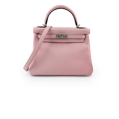 Hermes Kelly 25 Swift Rose Sakura D Stamp